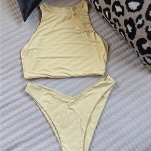 MyraSwim Yellow Two-Piece Swimsuit